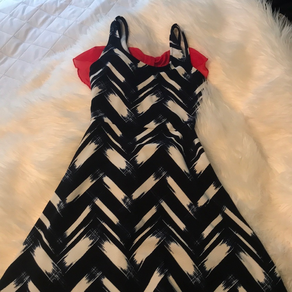 Red white and blue sundress